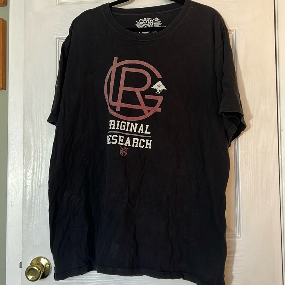 Lrg 4XL original research black tee